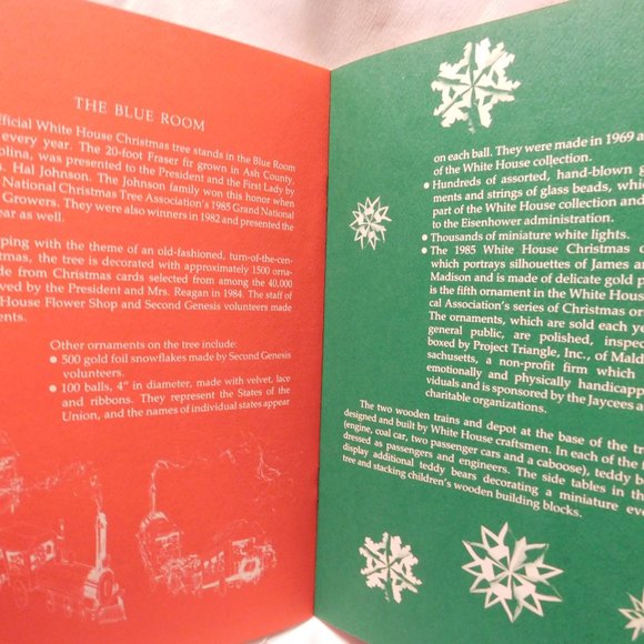 Christmas at the White House 1985 Pamphlet - Picture 6 of 7